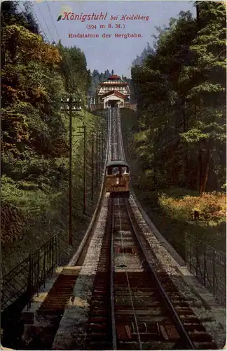 Königstuhl bei Heidelberg - Endstation der Bergbahn -600924