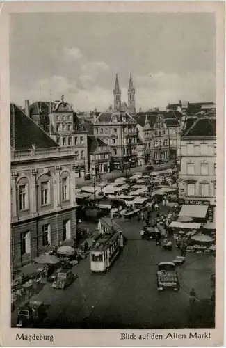 Magdeburg, Blick auf den Alten Markt -385746