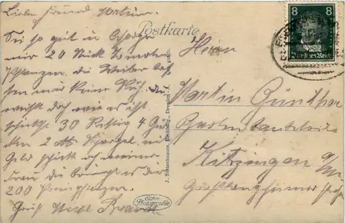 Coburg - Marktplatz mit Rathaus -600944