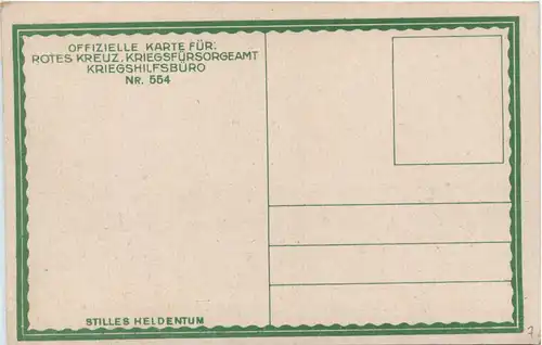 Kriegsfürsorgeamt - Stilles Heldentum -601064