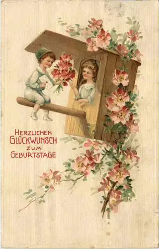 Geburtstag - Kinder - Prägekarte -601150