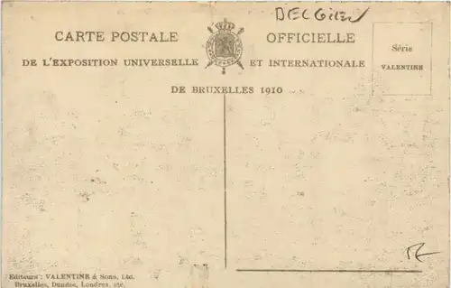 Bruxelles - Exposition 1910 -600788