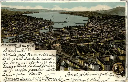 Souvenir de Geneve - Litho -600932