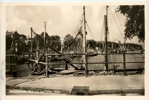 Warnemünde, Blick auf den alten Strom -502538