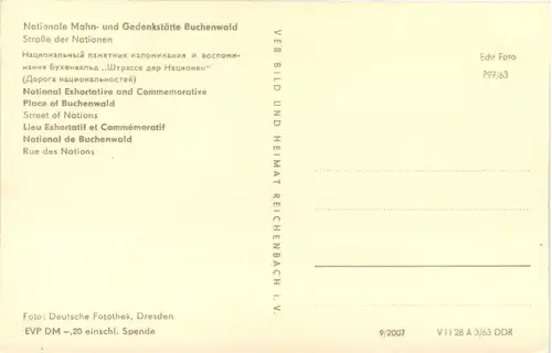 Mahn und Gedenkstätte Buchenwald - Weimar -601080