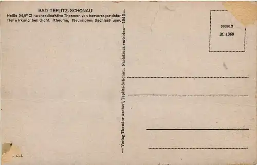 Bad Teplitz-Schönau -601120