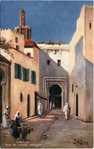 Morocco - Near the Kasbah Tangiers - Tucks -601140