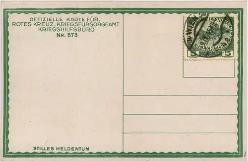 Kriegsfürsorgeamt - Stilles Heldentum -601068