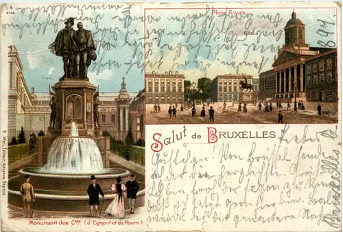 Salut de Bruxelles - Litho -600786