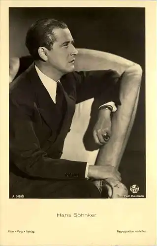 Hans Söhnker - Schauspieler -600886