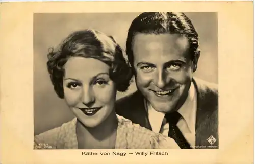 Käthe von Nagy - Willy Fritsch - Schauspieler -600906