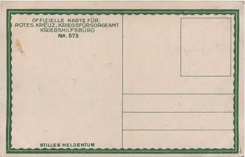 Kriegsfürsorgeamt - Stilles Heldentum -601066