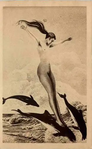 Erotik - Künstlerkarte Richard Müller -602574