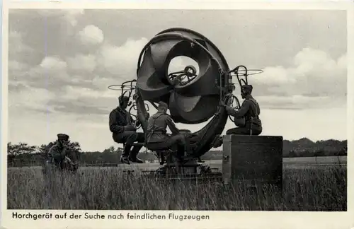 Horchgerät auf der Suche nach feindlichen Flugzeugen - 3. Reich -602424