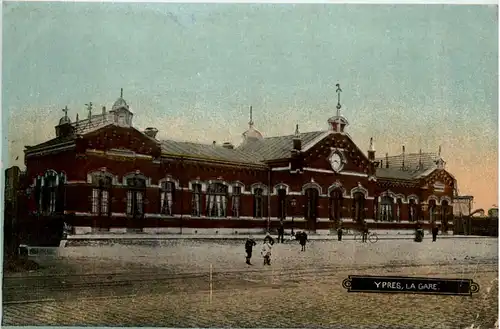 Ypres - La Gare- Feldpost Rekruten Depot 80. Inf Division -471192