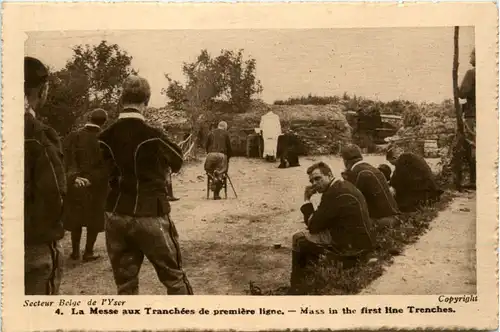 Holy Mass in the first line Trenches -471408