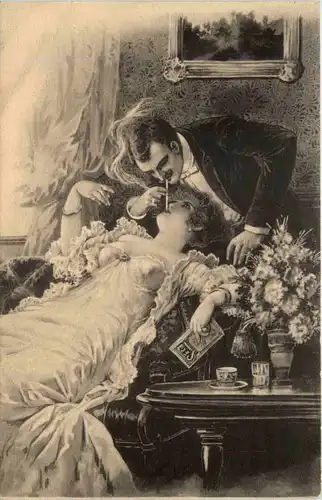 Frau und Mann Rauchen -602112