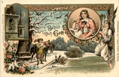 Bläser von Säckingen - Litho Engel -602132