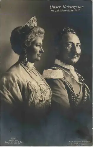 Unser Kaiserpaar im Jubiläumsjahr 1913 -602260