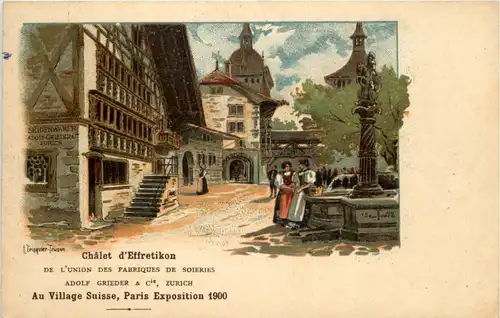 Paris - Exposition 1900 - Chalet d Effretikon -603234