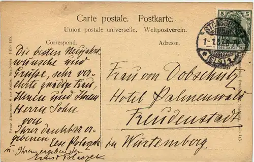 Neujahr Tracht Elsass -602650