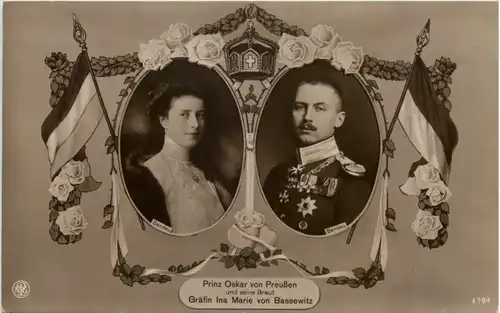 Prinz Oskar von Preussen und seine Braut -602308