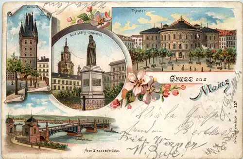 Gruss aus Mainz - Litho -603506