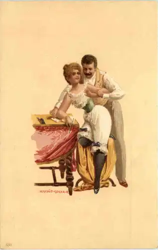 Erotik - Künstlerkarte Hegedüs-Geiger -602520