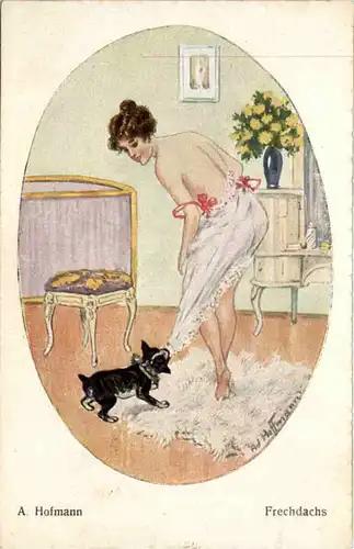 Erotik - Künstlerkarte A. Hofmann -603184