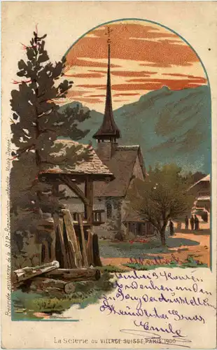 Paris - Exposition 1900 - Village Suisse -603224