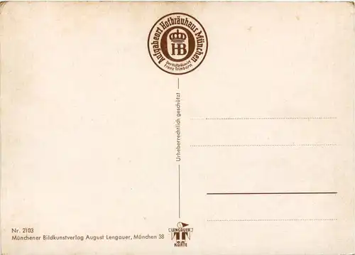 München - Hofbräuhaus - Der Aff der sitzt -602788