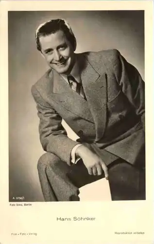 Hans Söhnker - Schauspieler -600882