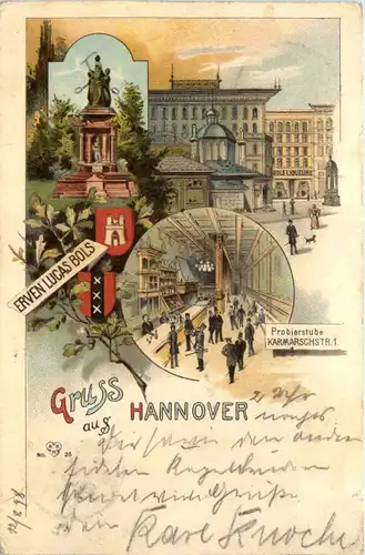 Gruss aus Hannover - Litho -603442