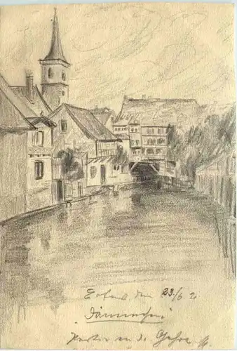 Erfurt - handgemalt -602980