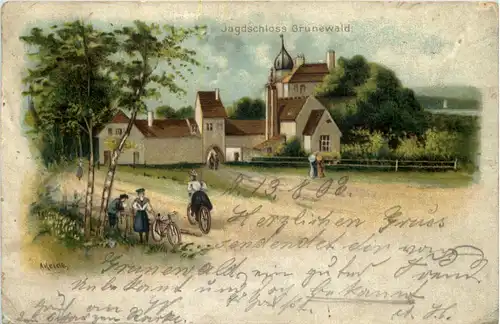 Jagdschloss Grunewald - Litho -603482