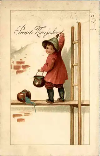 Neujahr - Kind Farbe -603080