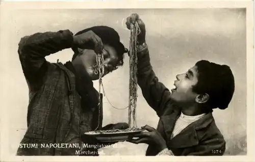 Costumi Napoletani - Mangiatori de Maccheroni -604144