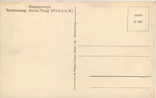 Brückenberg - Kirche Wang -603352