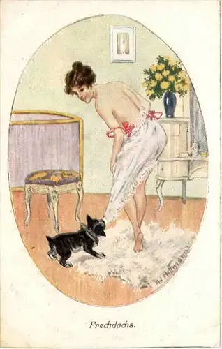 Erotik - Künstlerkarte A. Hofmann -603188