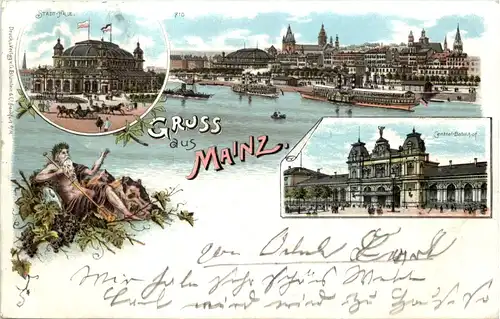 Gruss aus Mainz - Litho -603412