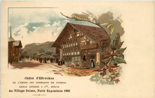 Paris - Exposition 1900 - Chalet d Effretikon -603228