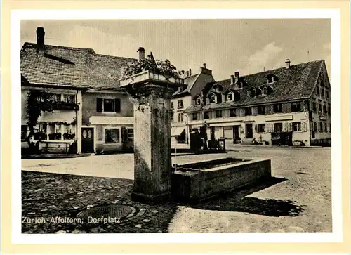 Zürich-Affoltern - Dorfplatz 1930 -472706