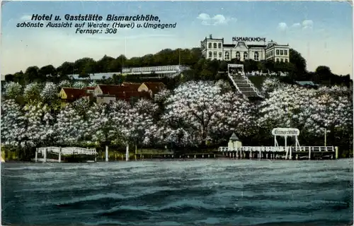 Werder Havel - Hotel Bismarckhöhe - Feldpost 3. Reich -603384