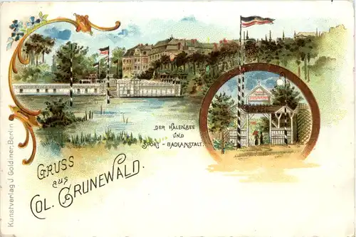 Gruss aus Col. Grunewald - Litho -603472