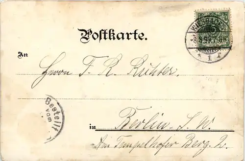 Gruss aus Wiesbaden - Litho -603424