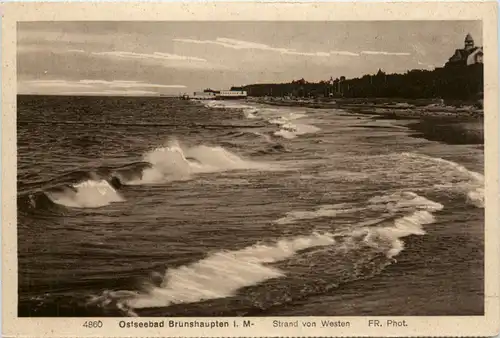 Ostseebad Brunshaupten, Strand von Westen -388612