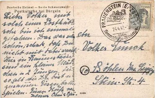 Postkutsche bei Bürgeln -603710