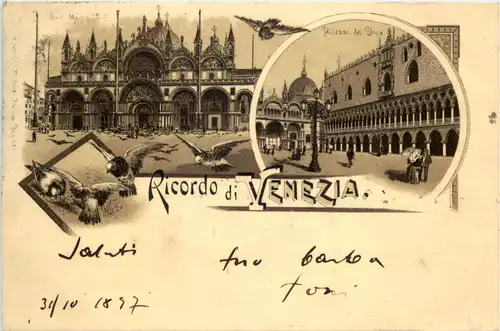 Ricordo di Venezia - Litho 1897 -603770