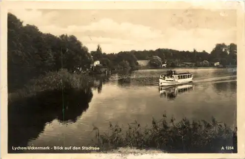 Lychen/Uckermark, Blick auf den Stadtsee -388778