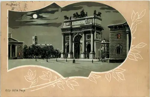 Milano - Arco della Pace - Litho -604200